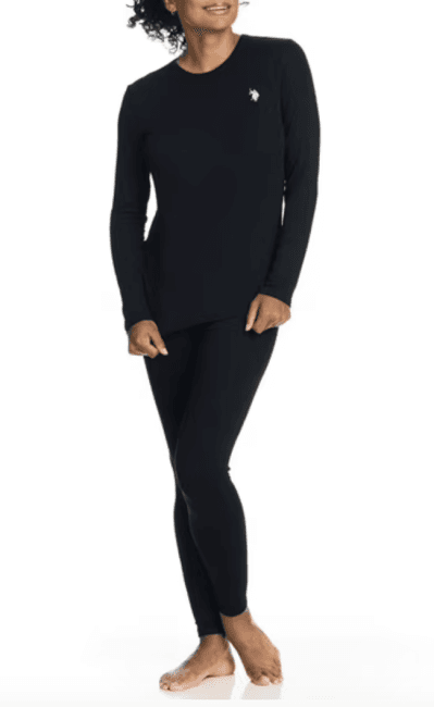 U.S. Polo Assn. Women's Thermal Base Layer Set