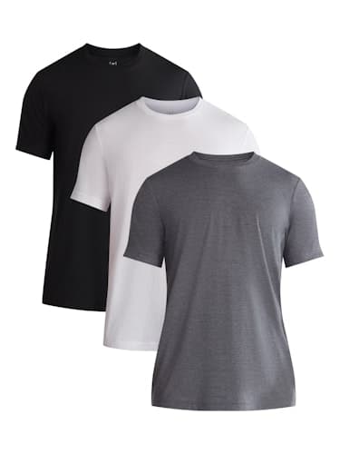 George Men's Classic Crewneck T-Shirt 3-Pack