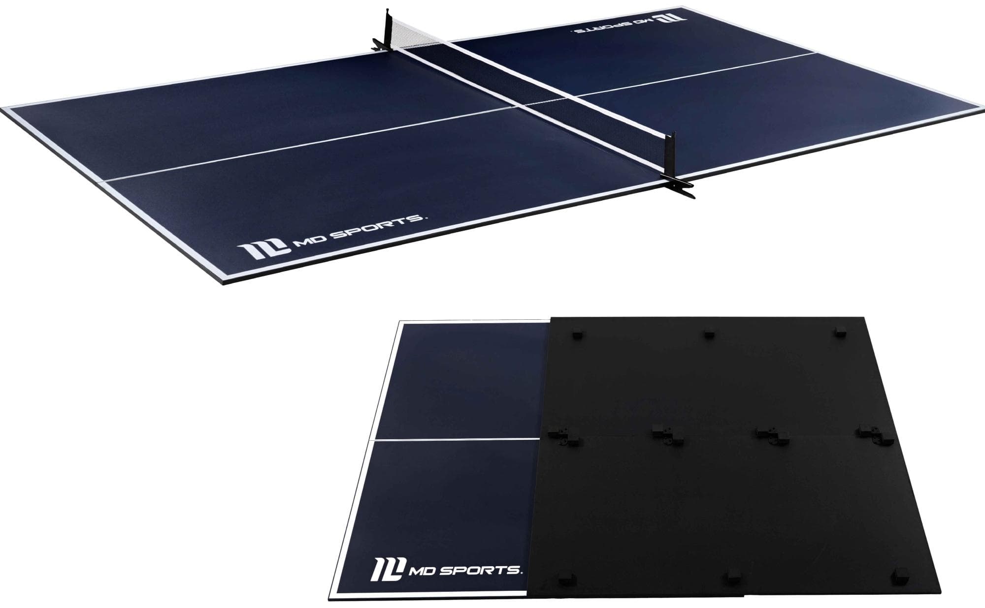 Foldable Ping Pong Table Tennis Conversion Top with Net at Walmart