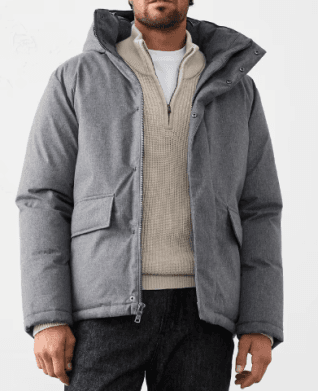Banana Republic Factory Men's Hooded Puffer Jacket