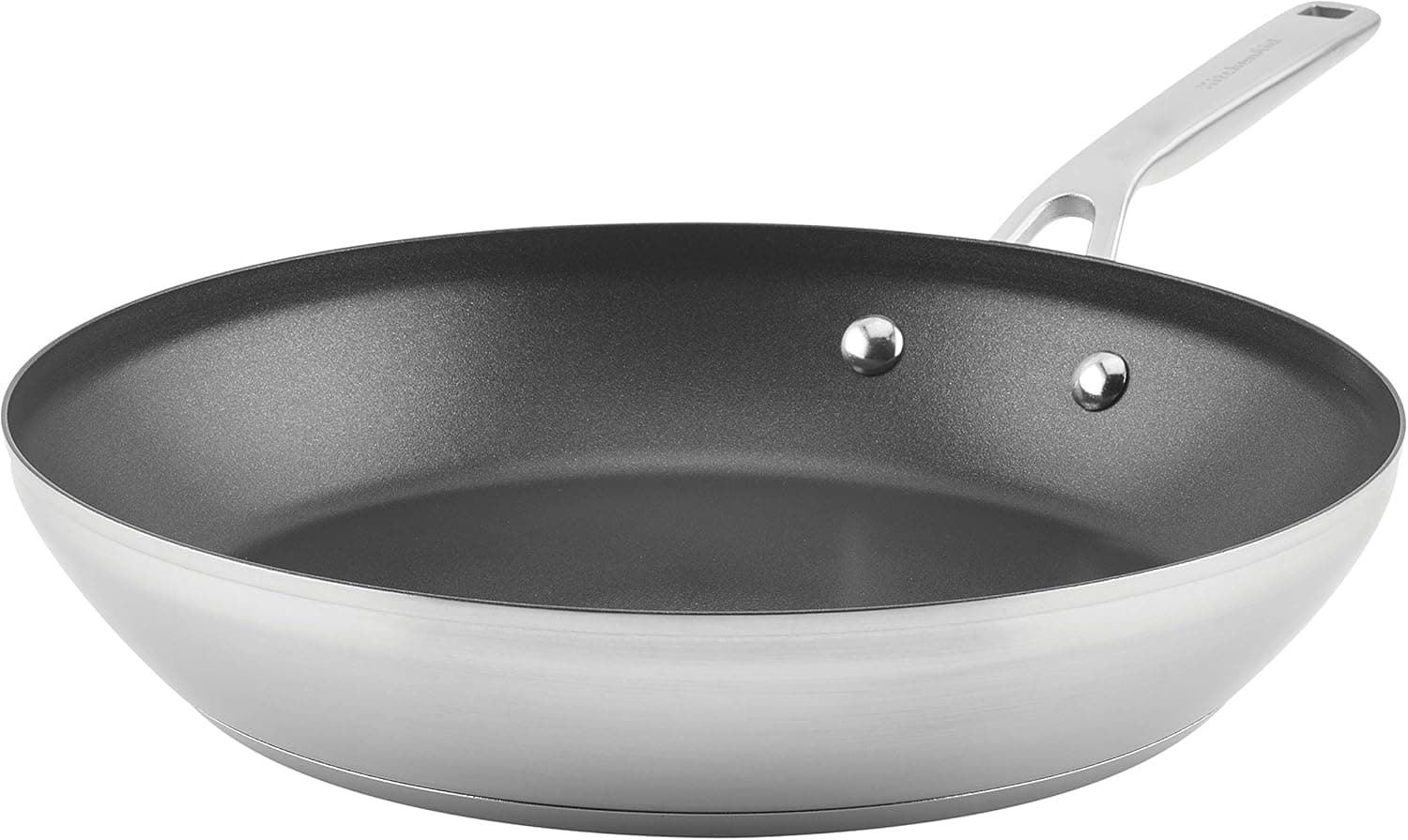 12-Inch KitchenAid Nonstick Frying Pan - Durable Stainless Steel