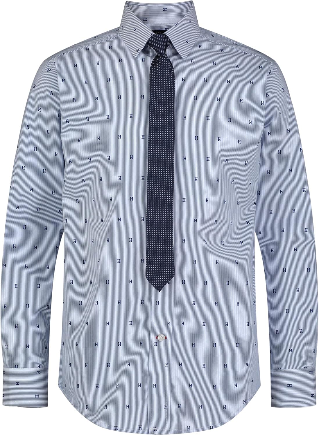 Tommy Hilfiger Boys' Collared Button-Down Dress Shirt