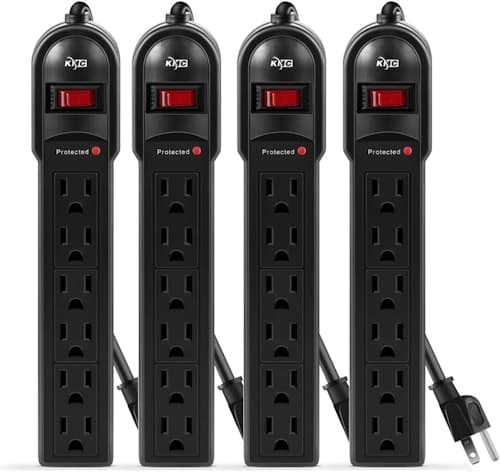 4-Pack of Surge Protector Power Strips - 50% Off on Amazon