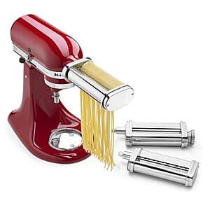KitchenAid Pasta Roller & Cutter Set: $113 with Free Shipping