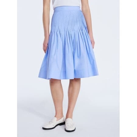Free Assembly Women's Pintuck Knee Length Skirt, Sizes XS-XXL