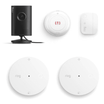 Ring Indoor Cam Plus with Sensors and Panic Button - 63% Off