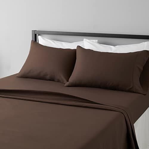 Upgrade Your Bedding with 19% Off 4-Piece Amazon Basics King Sheets