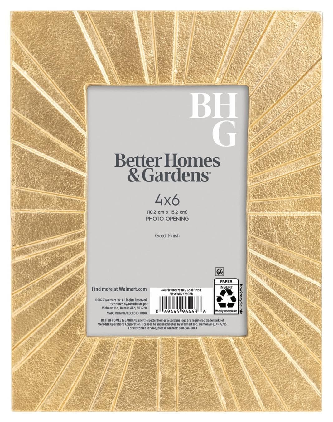 Radiant Metal Picture Frame from Better Homes & Gardens