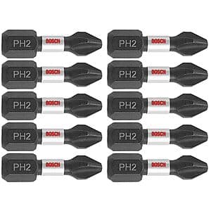 Bosch ITPH21B Phillips #2 Impact Tough Screwdriving Insert Bits - $4.10