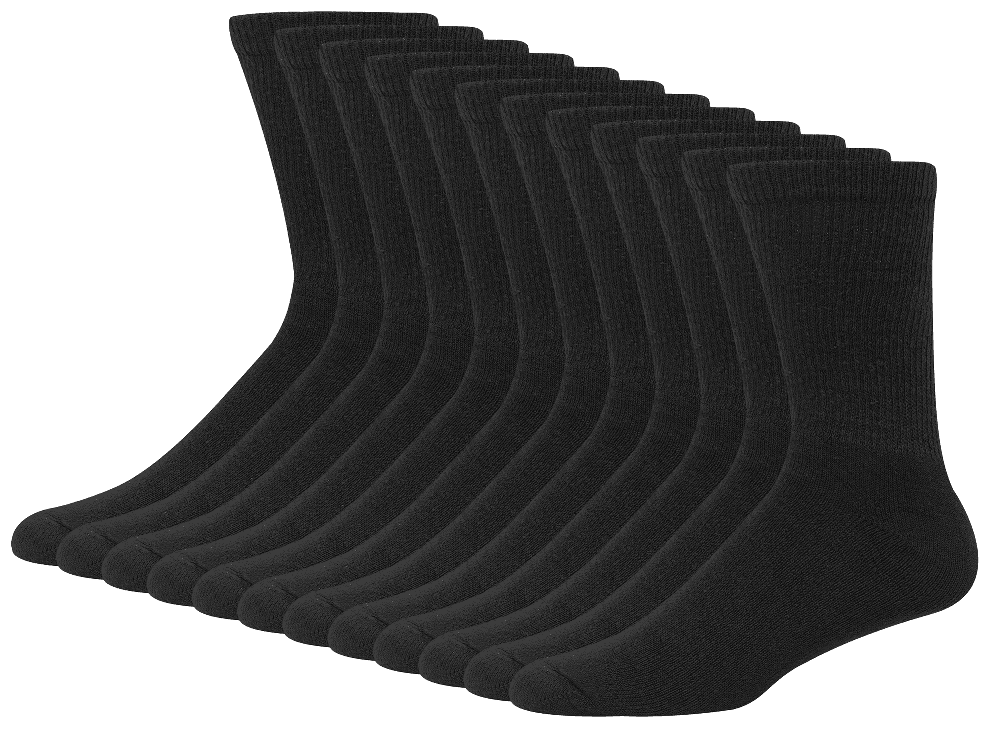Hanes Men's Durable Crew Socks - 12% Off at Walmart