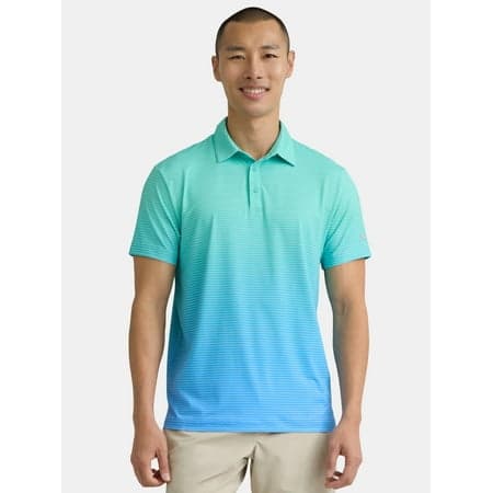 Birdie Bound Men's & Big Men's Novelty Print Golf Polo, Sizes S-5XL
