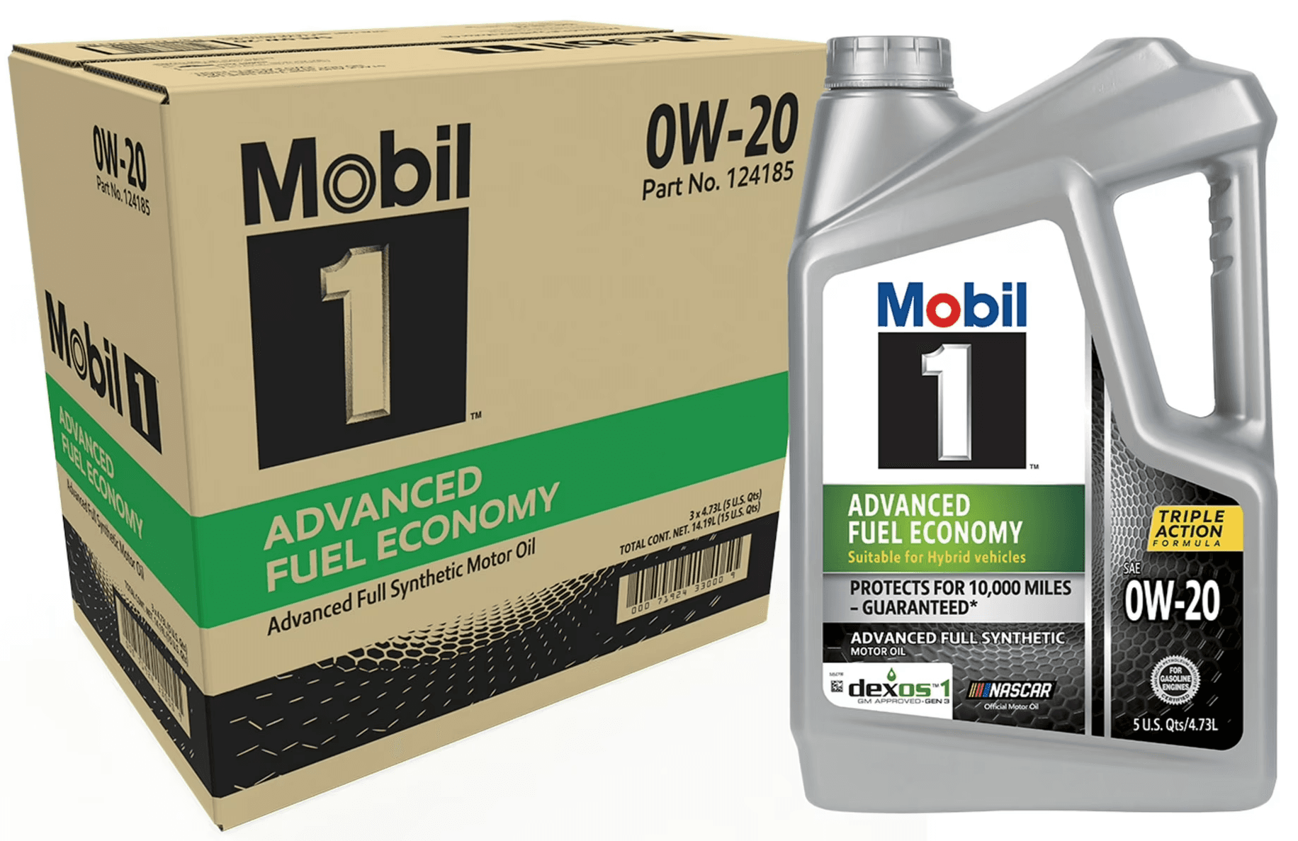 3-Pack 5-Qt Mobil 1 Full Synthetic Motor Oil (Various) Walmart