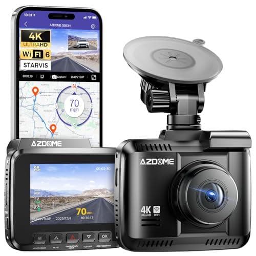AZDOME GS63H 4K GPS/WiFi Dual Dash Cam Amazon
