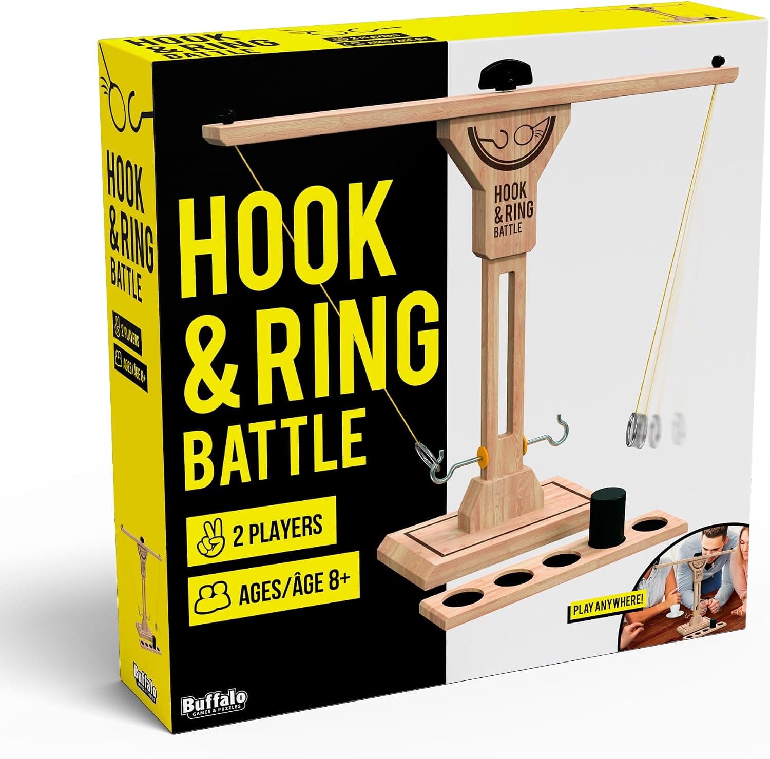 Tabletop Ring Toss Game - Test Your Dexterity Against Friends