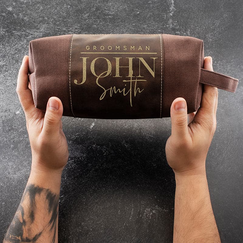 Personalized Men's Toiletry Bag - 32% Off
