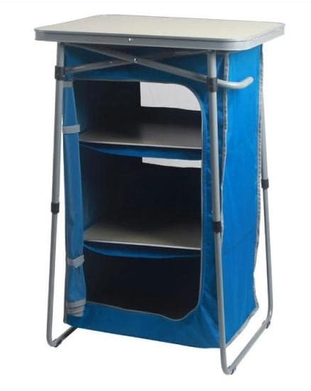 Save 60% on Ozark Trail 3-Shelf Collapsible Cabinet with Table Top