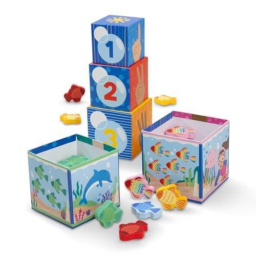 Stimulate Early Learning with Melissa & Doug's Nesting and Stacking Blocks