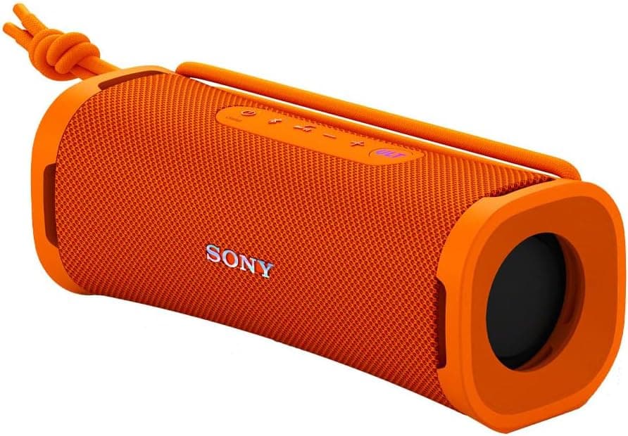 Rugged Sony Bluetooth Speaker with Powerful Bass & 12-Hour Battery