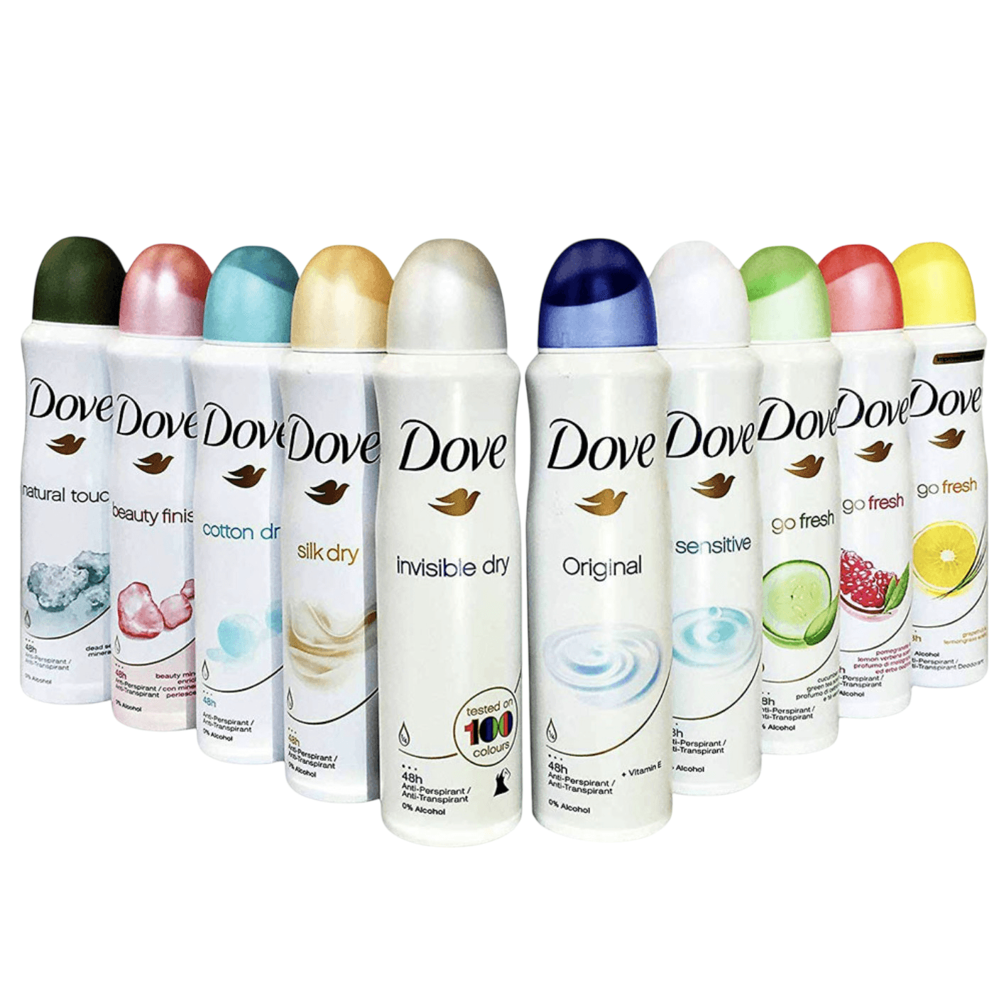 10-Pack Dove Antiperspirant Spray for $35