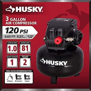Husky Portable Pancake Air Compressor: Versatile Power Tool