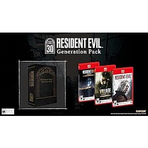 Resident Evil: Generation Pack for Nintendo Switch - $90 with Free Shipping