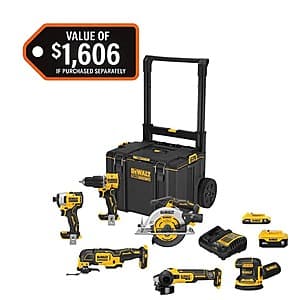 DeWALT 20V MAX 6-Tool Combo Kit for $479 with Free Shipping