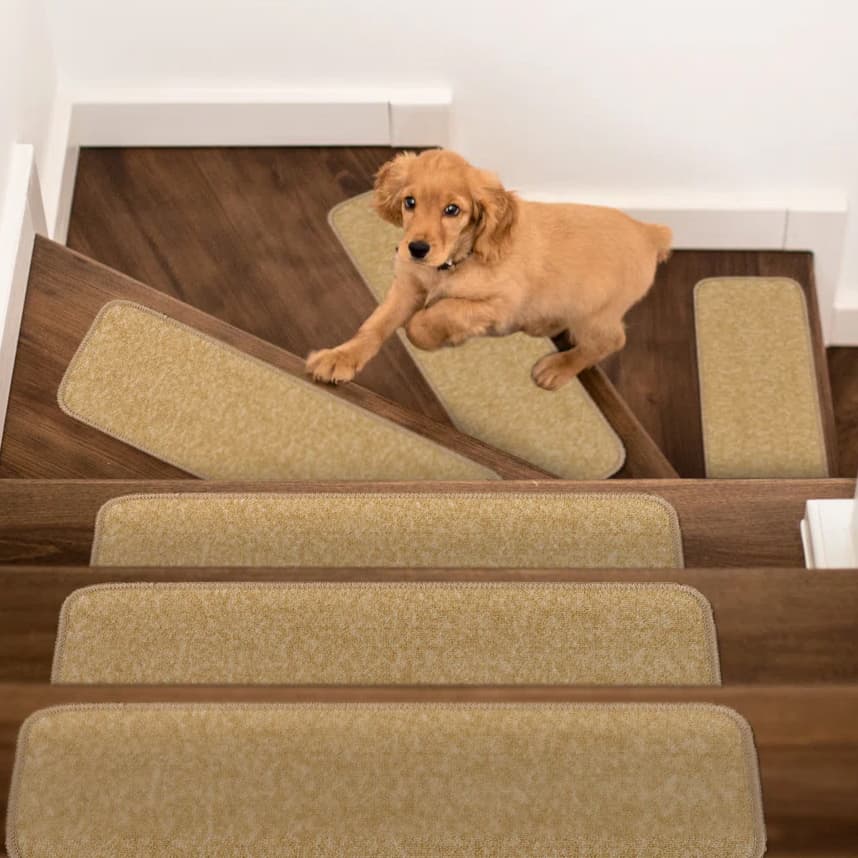 Plush Stair Treads, Machine-Washable - 61% Off