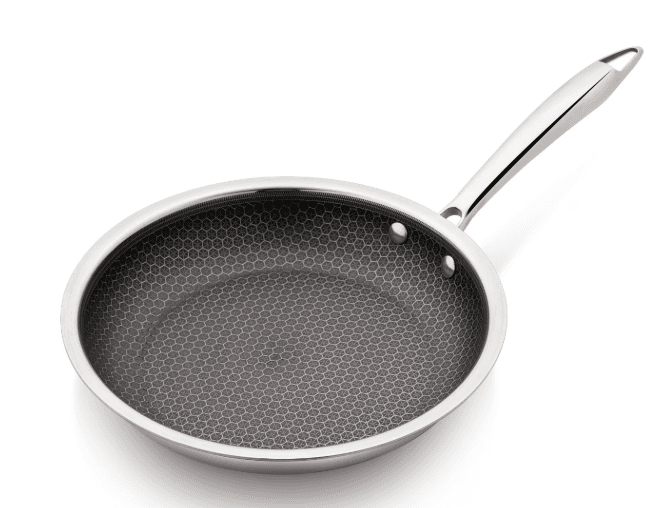 Mainstays 8" Tri-Ply Stainless Steel Hybrid Non-Stick Fry Pan at Walmart