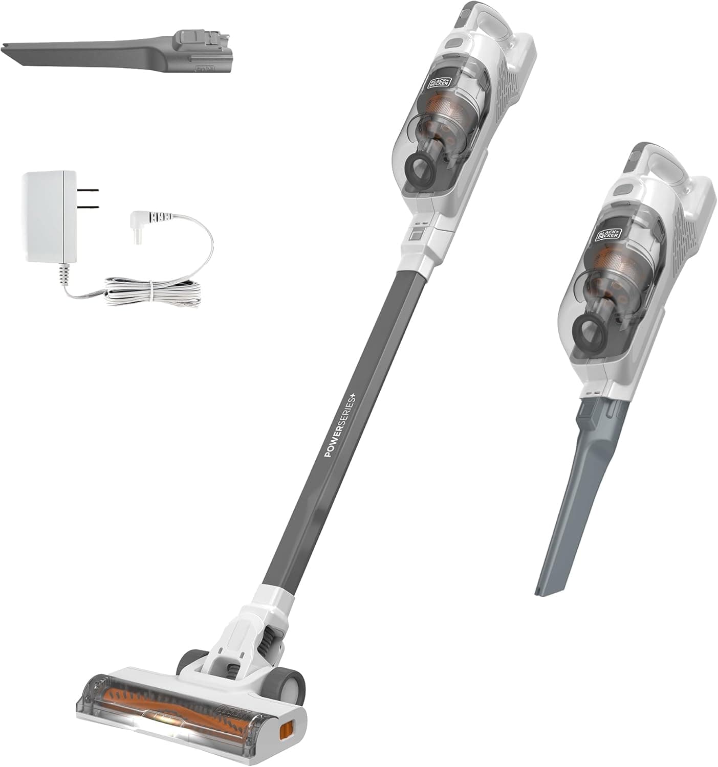 BLACK+DECKER Cordless Stick Vacuum with LED Lights - Powerful Suction