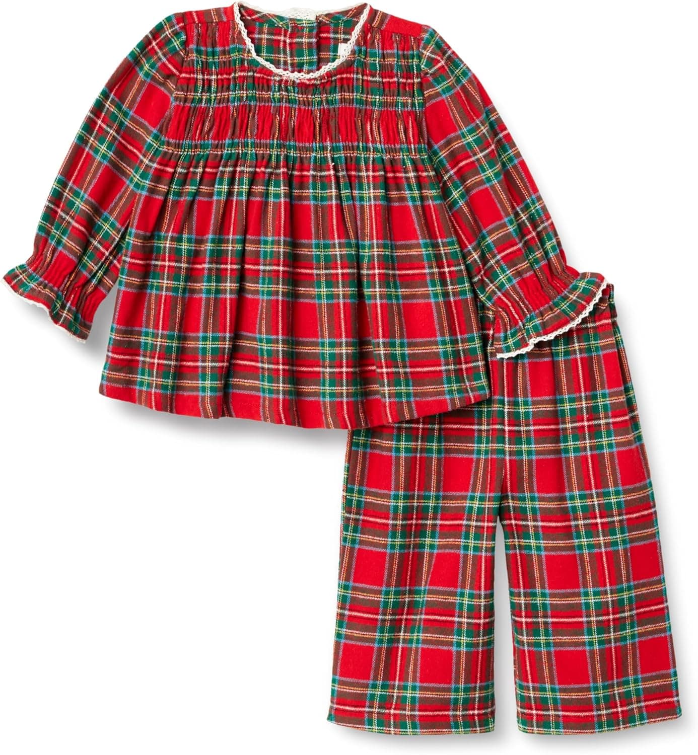 Cozy Flannel Outfit for Baby Girls by Amazon Essentials