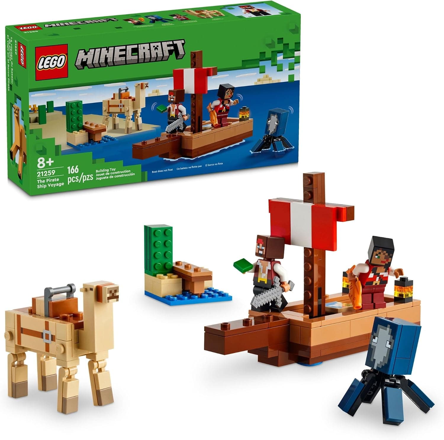 Sail the High Seas with LEGO Minecraft Pirate Ship Voyage