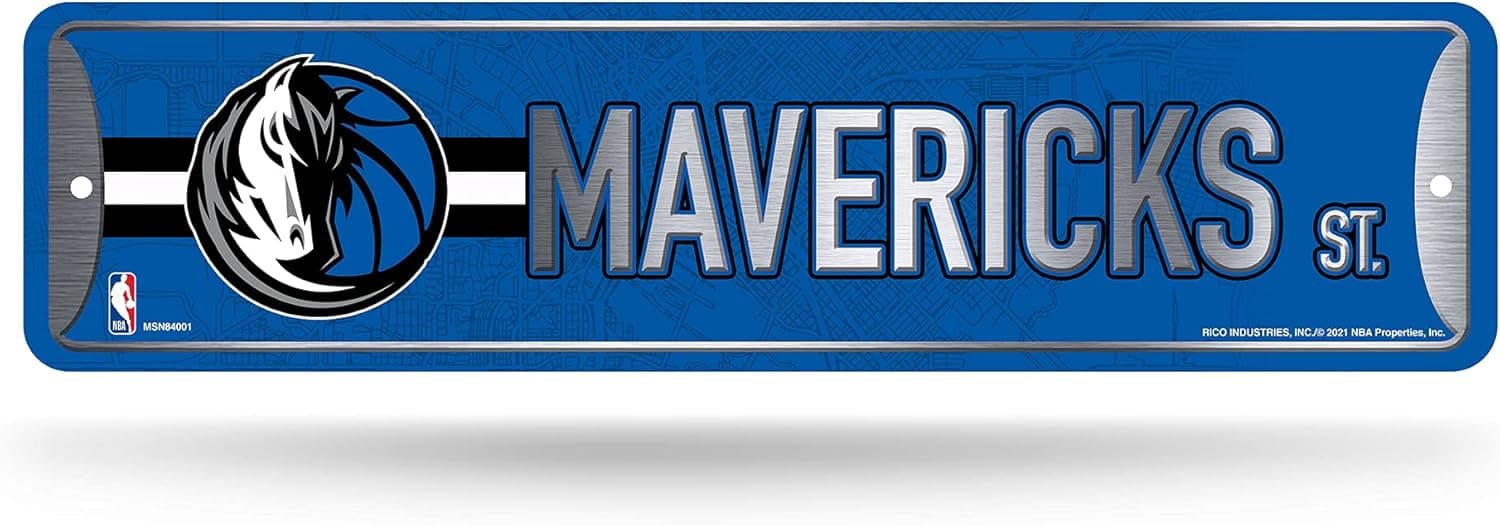 Elevate Your Home Decor with NBA Dallas Mavericks Metal Sign