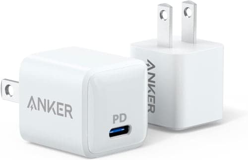 Anker 20W USB C Nano Charger 2-Pack