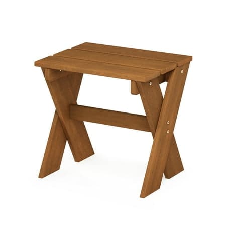 Furinno Tioman Outdoor Hardwood Side Table Flower Stand