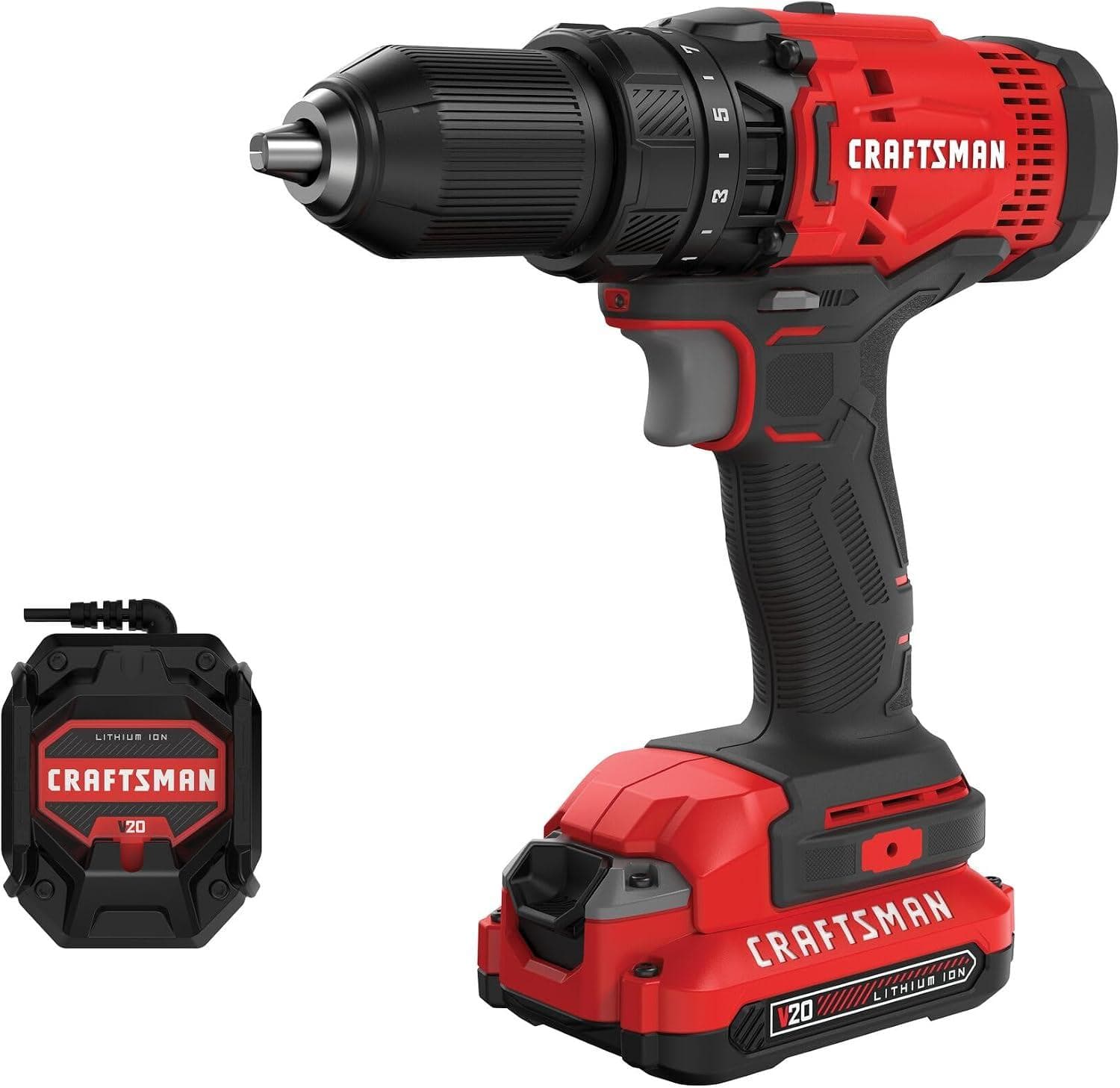 Save 40% on CRAFTSMAN V20 Drill/Driver with 1.3Ah Battery
