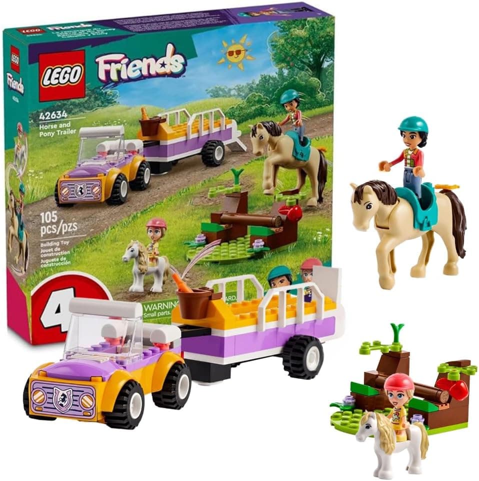 Unleash Creative Play with the LEGO Friends Horse and Pony Trailer Playset