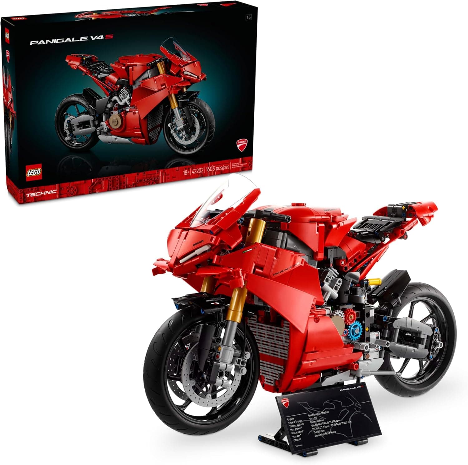 Unleash Your Passion: LEGO Technic Ducati Panigale V4 S Motorcycle