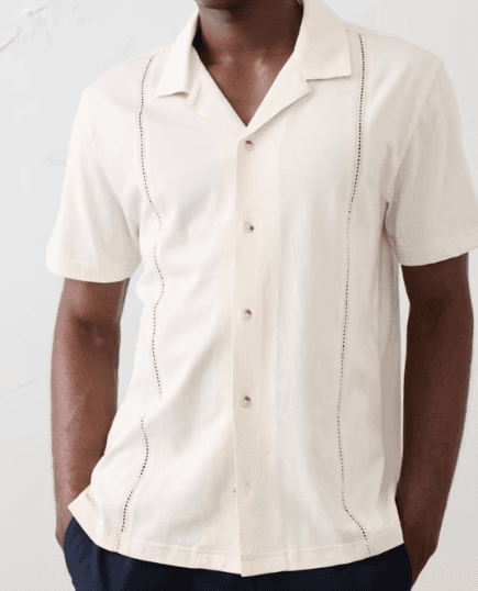 Banana Republic Factory: Men's Knit Resort Shirt at 71% Off