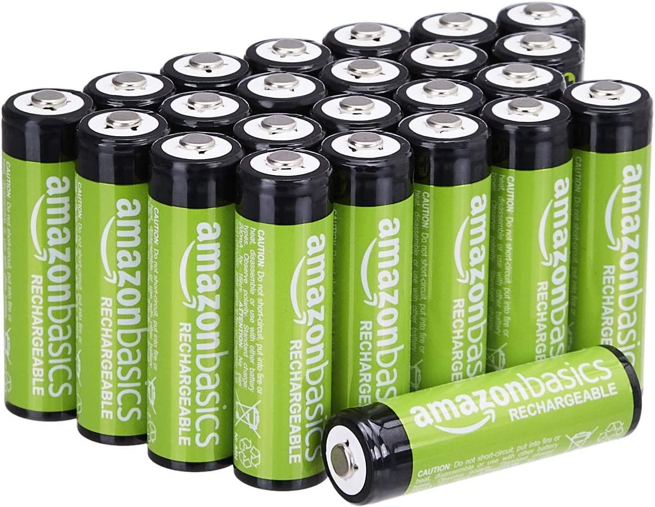 Amazon Basics AA Rechargeable Batteries - 54% Off