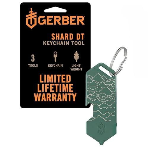 Gerber Gear Shard: Versatile 3-in-1 Keychain Multitool