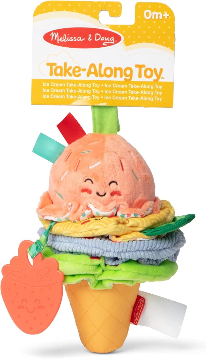 Melissa & Doug Ice Cream Infant Toy with Sound and Vibration