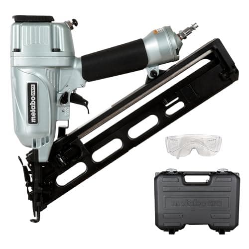 Metabo 15-Gauge Angled Finish Nailer with Air Duster