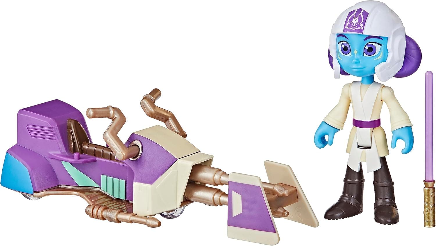Star Wars Young Jedi Adventures Solay Figure & Speeder Bike