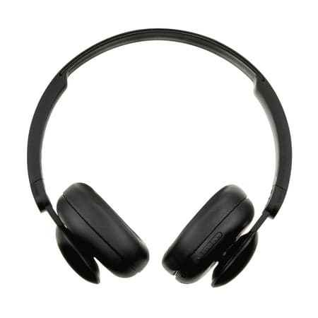 onn Wireless On-ear Headphones with Bluetooth, Black
