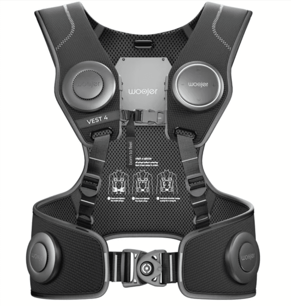 High-Fidelity Haptics for VR, Games, Music, Movies - Woojer Vest 4 (45% Off)