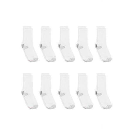 Hanes Women's Crew Socks, Cushioned, 10-Pack, Size 5-9