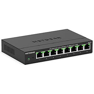 Upgrade to 2.5G Ethernet with NETGEAR 8-Port Unmanaged Switch