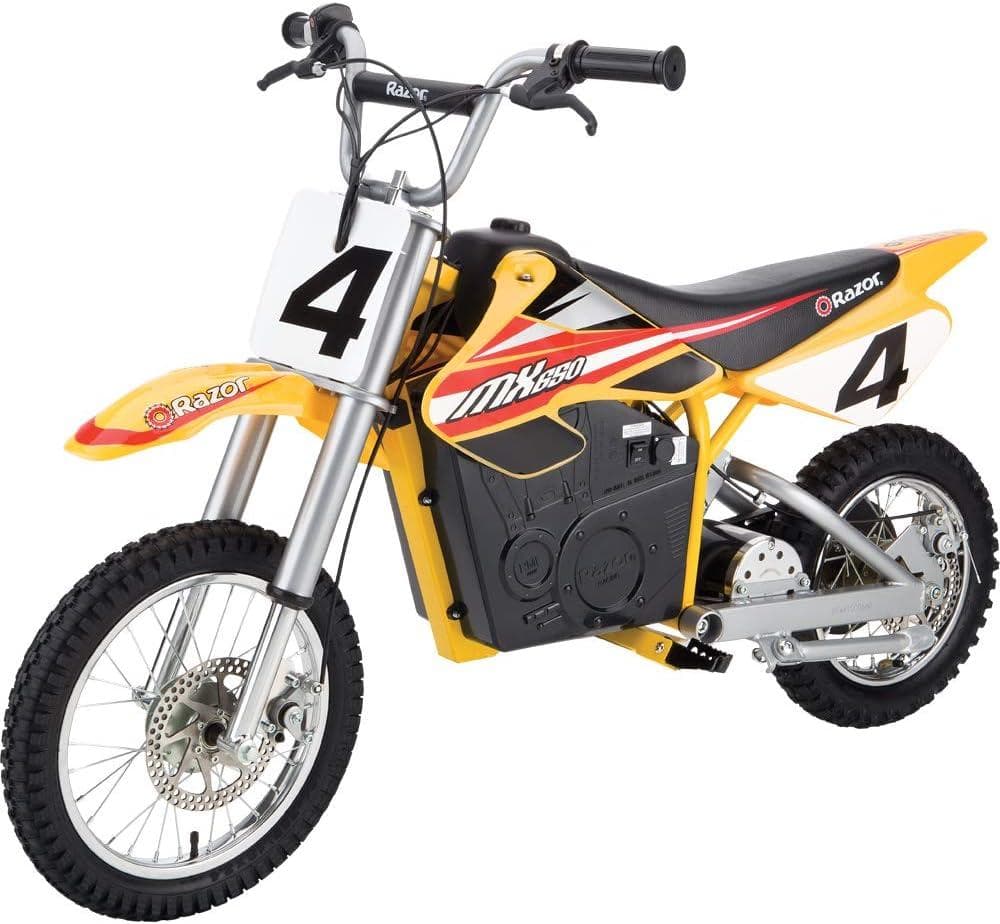 Save 53% on the Razor MX650 Dirt Rocket Electric Motocross Bike
