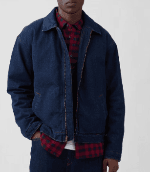 Relax in Style with Gap Factory's Relaxed Denim Jacket