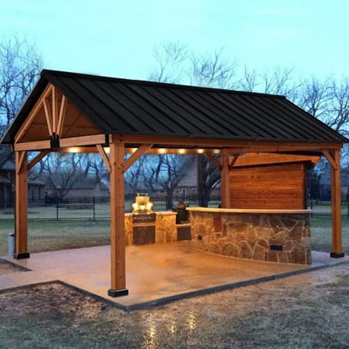 Huge Savings on Outsunny Hardtop Gazebo at Aosom